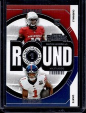 2024 Panini Contenders Malik Nabers Marvin Harrison Jr. Round Numbers RC #2