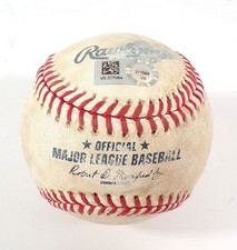 2021 SF Giants @ Pirates Game-Used Baseball Troy Stokes Jr. Sam Selman COA