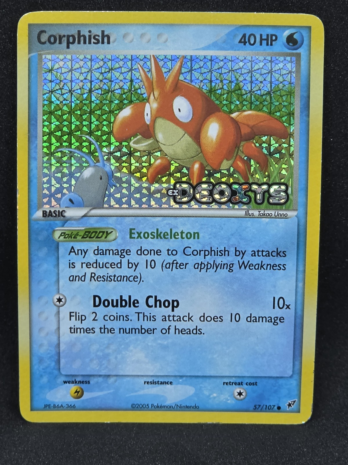 Corphish 57/107 EX Deoxys Reverse Holo