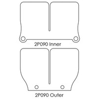 ErsatzplÄTtchen FÜR Membranblock V-FORCE2 FüR Yamaha YZ 125 (CE09) 2002