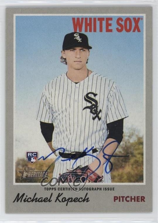 2019 Topps Heritage Real One Auto Michael Kopech #ROA-MKO Auto 13gc