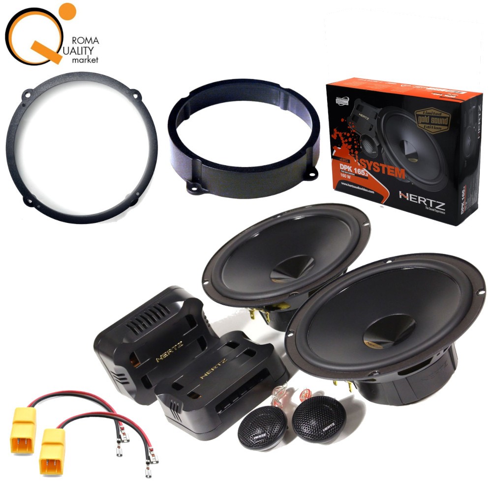 Miglior Upgrade Audio Lancia Musa: Kit Hertz DPK 165.3 160W Completo