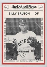 1981 Detroit News Tigers Boys of Summer 100th Anniversary Red Border Bill Bruton