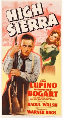 HIGH SIERRA, IDA LUPINO, 1941, REPRO FILMPLAKAT, VINTAGE, HQ.
