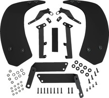 Show Chrome Aeroflo Lower Wind Deflectors Bla...