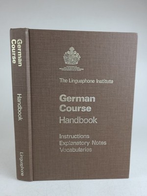 German Course Handbook Linguaphone Institute Instructions Explanatory Notes 1985