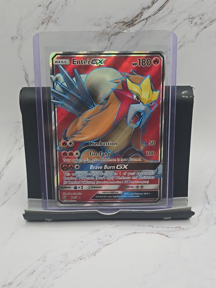 Pokémon - Entei GX (Full Art) 71/73 Shining Legends (VG-LP)