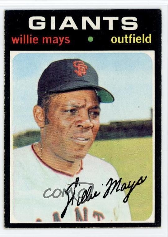 1971 Topps Willie Mays #600 HOF 0za6