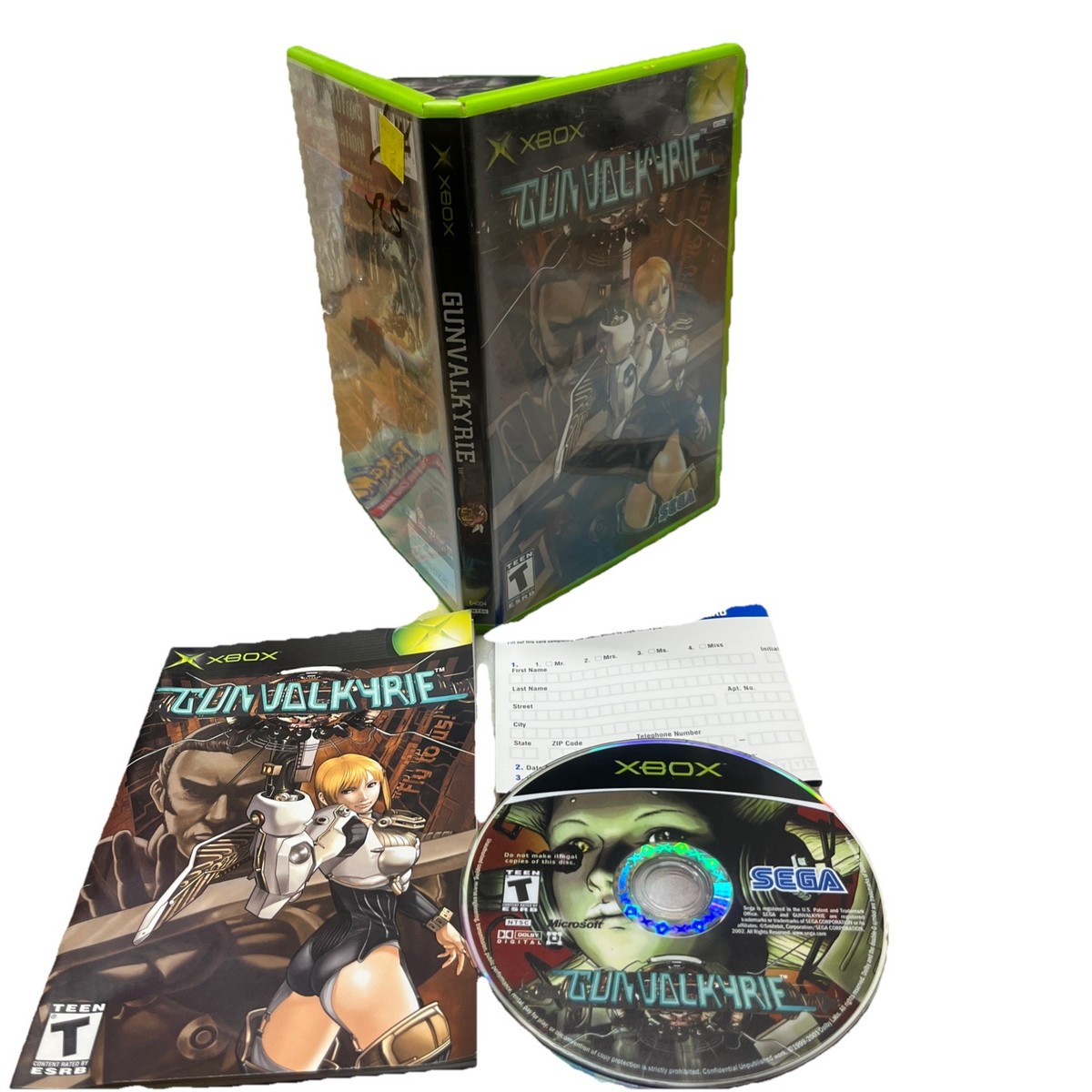 Gunvalkyrie Sega Xbox Case Manual Mint Disc Microsoft | eBay