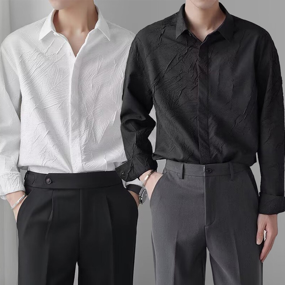 ALTRA T shirt top uomo tempo libero Adeptly Design con fantasia strutturata e maniche