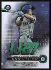 2019 Bowman Chrome Stat Tracker Jarred Kelenic #ST-JK Seattle Mariners