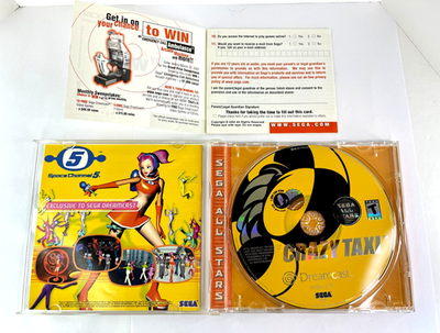 Crazy Taxi (Sega Dreamcast, 2000) - CIB - Authentic - Tested