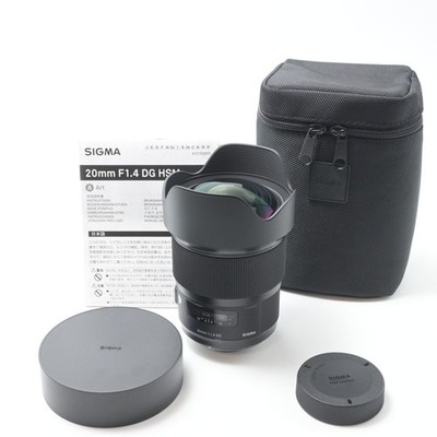 Sigma Art 20mm f/1.4 Lens DG HSM Lens for Nikon F Wide Prime[Mint]#5591