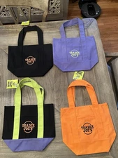 🎃Trader Joe's Halloween Mini Tote Bags Set 4 - All Colors- 2025 Limited Edition