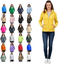 Ladies Fleece Jacket with Zipped Pockets | Full Zip Top Warm Fleece