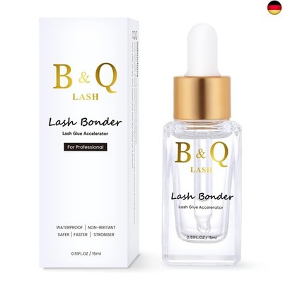 B&Q LASH Eyelash Bonder 15 ml Versiegelung für Wimpernverlängerungen L