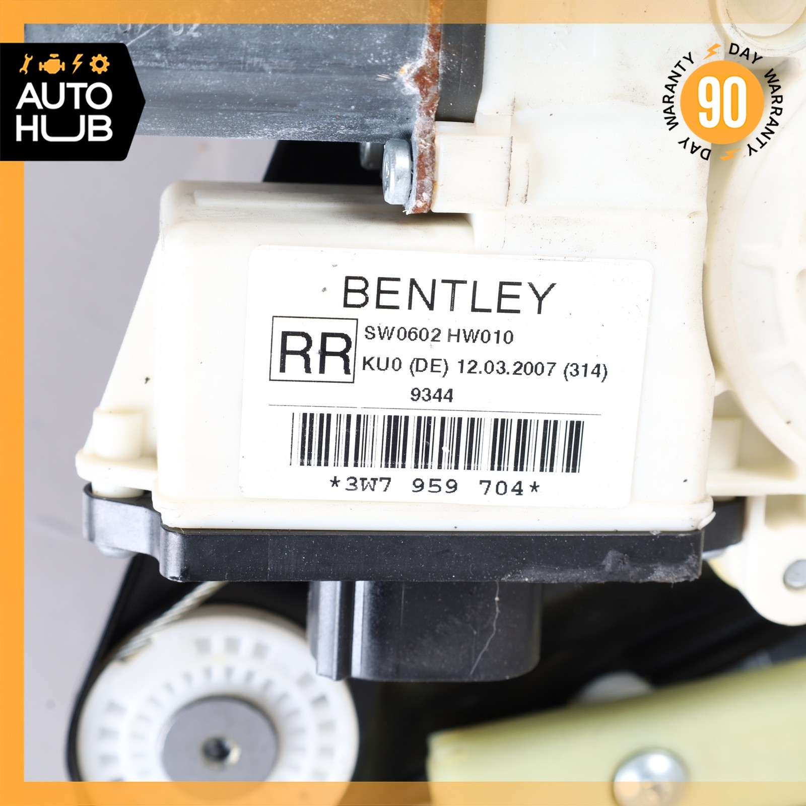 Bentley Continental GT 2007-2011 Rear Right Window regulator
