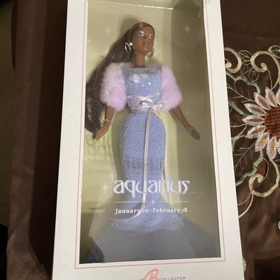 Barbie Doll Pink Label Aquarius 2004 Box Damaged