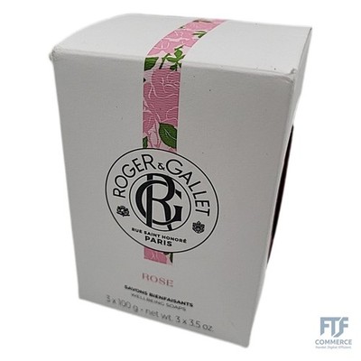 ROGER & GALLET Wellbeing Seifenset - Rose für Unisex - 3 x 100 ml Seife