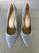 NEW Sam Edelman Hazel Leather / Suede Pump in Cerulean Blue in Size 7M