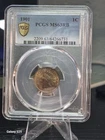 New Listing1901 Indian Head Cent Pcgs Ms63 RB