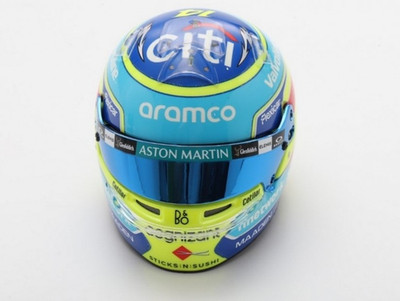 SPARK 1/5 ASTON MARTIN F1 Helmet Model 2025 FERNANDO ALONSO