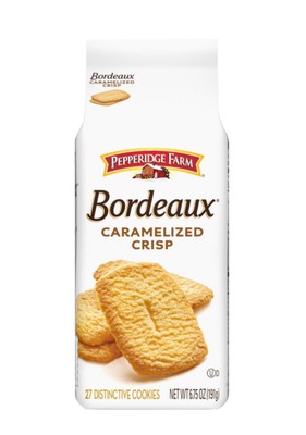   New Pepperidge Farm BORDEAUX Caramelized Crisp Baked Pastries Cookies 6.75oz