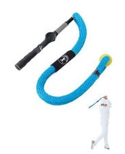 Golf Rope Swing Trainer, Professional Golf Swing Rope Training Aid to Blue-RH