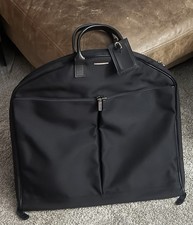 Ermenegildo Zegna Cloth And Leather Garment Bag NWOT