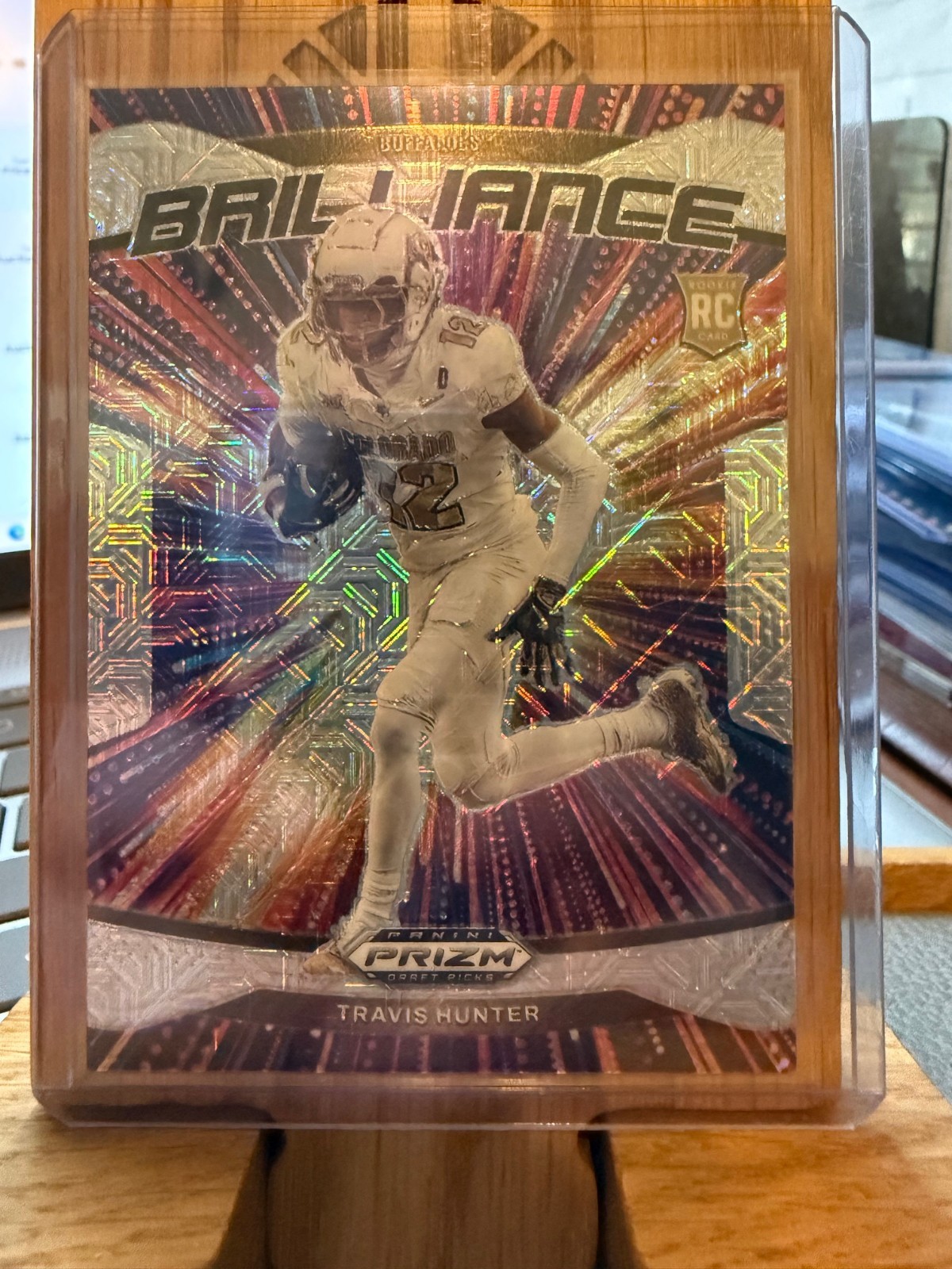 2025 Panini Prizm Draft Picks Travis Hunter Brilliance Mojo /25 Colorado