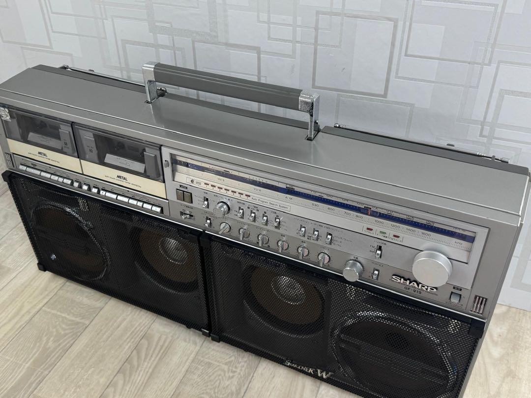ラジカセ　SHARP　GF-919　レトロ SHARP GF-919 The SEARCHER-W (1981) Vintage Boombox