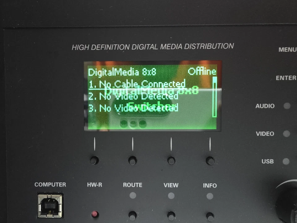 Crestron DM-MD8X8 High Definition Digital Media Distribution Switcher 8 Cards - Image 2 of 4