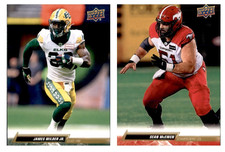 2023 Upper Deck CFL Football Gold + Greatness cards #1-100 U-pick From List