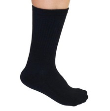 Spun Bamboo 3/4 Crew Natural Socks   Unbleached Mid-Calf Bamboo Viscose Socks