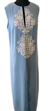 Classic Maxi Summer Tunic dress   Size M Slit Front Beach Vacation Summer 