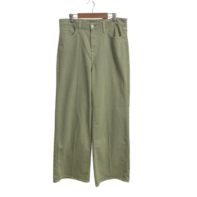 Chico's So Slimming High Rise Wide Leg Jeans Moroccan Mint Size 10R NWT
