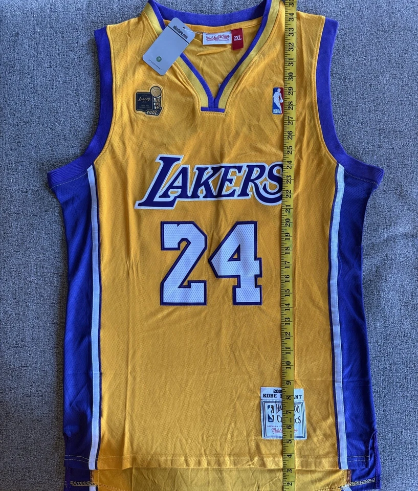 NWT Authentic Kobe Bryant Mitchell & Ness 08 09 Finals Lakers Jersey Size XXL  - Image 4 of 4