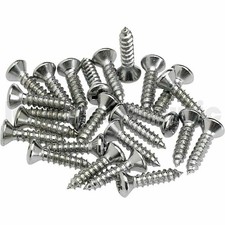 Chrome Pickguard Screws 20 pcs.