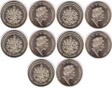 Gibraltar - 5 pcs x 1 Pound 2017 aUNC / UNC 50th anniversary of the referendum