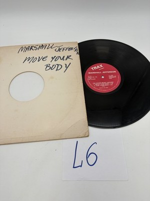 Marshall Jefferson Move Your Body Vinyl Record Trax Records House Music L6