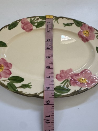 Vintage Franciscan Desert Rose Oval Serving Platters Set of 2 Made in the USA - Picture 7 of 9