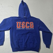 USCG United States Coast Guard Hoodie Sweatshirt Champion Size Medium