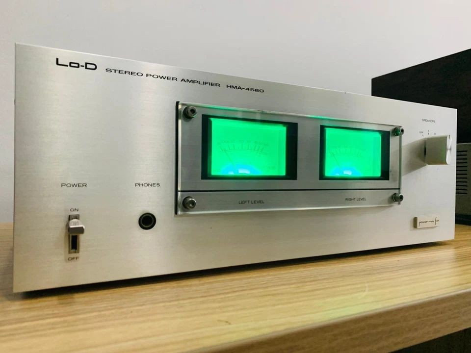 Hitachi LO-D 'Power Mos-Fet' amplificador de audio vintage HMA-4580 Foto 3 de 4