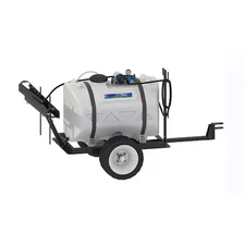 Master Mfg Slo-51-060D-Mm 60 Gal Trailer Deluxe Sprayer, Poly, 15 Ft L Hose, 60