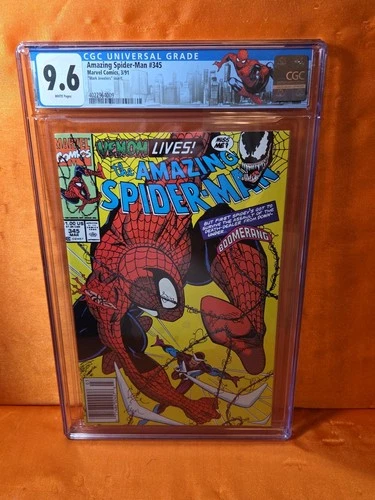 Amazing Spider-Man #345 CGC 9.6 Mark Jewelers 1st Full App Cletus Kasady!