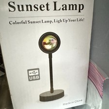 Sunset Projection Lamp USB LED Night Light for Indoor Party Atmosphere Mini Lamp
