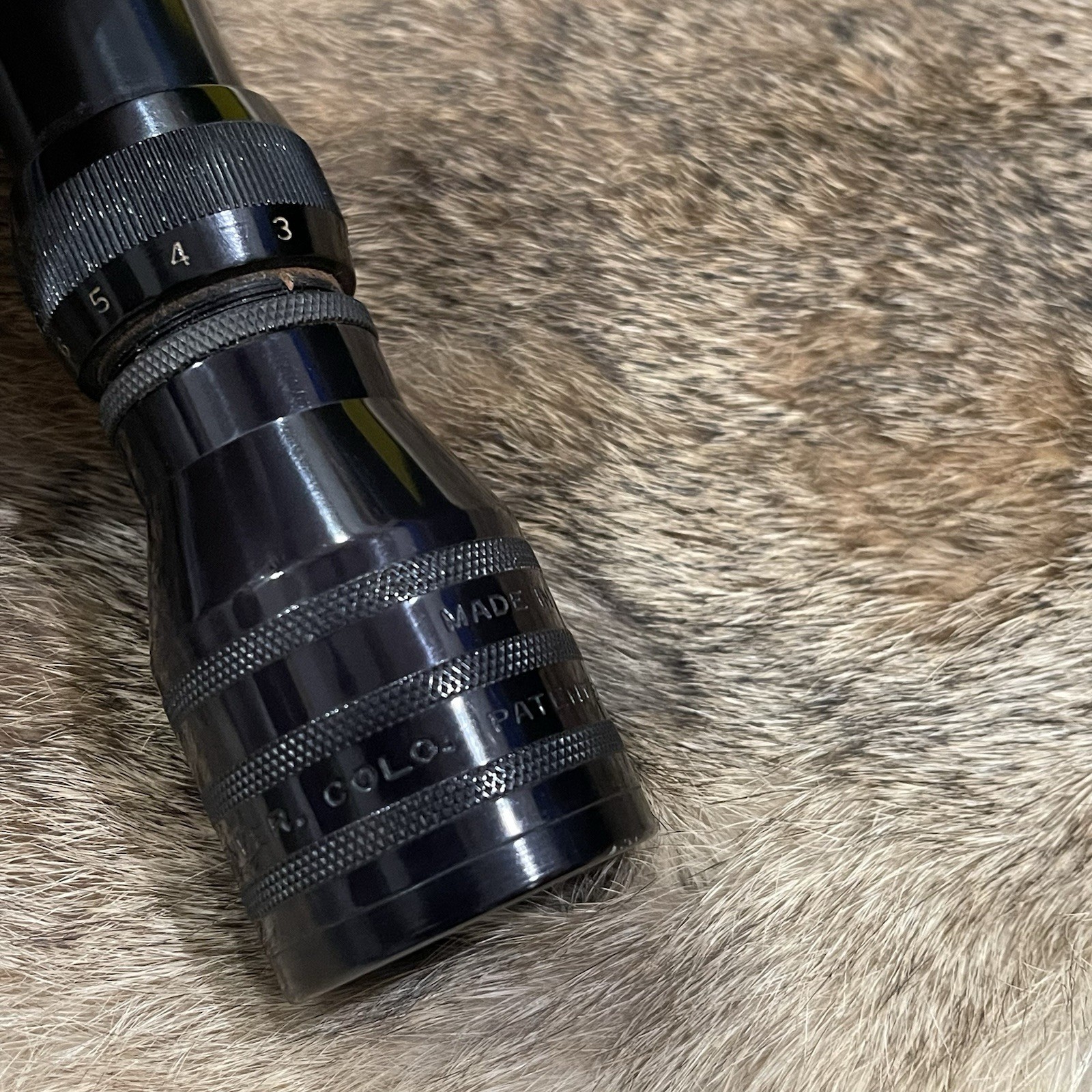 VINTAGE REDFIELD 2X-7X GLOSS 1" RIFLE SCOPE CENTER DOT FINE RETICLE RARE FIND