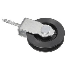 Pewag Vogelrolle 8 mm/Ø 5 cm Holzgewinde verzinkt Flaschenzug Umlenkrolle