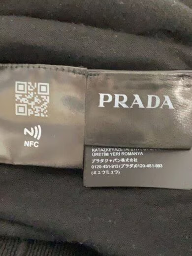 PRADA/Knit sweater (thin)/Size 46/Cotton/Black/DNA641 S152 1YKU thumbnail 4