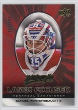 2025-26 Upper Deck MVP Laser Focused 257/599 Samuel Montembeault #LF-8 sq7